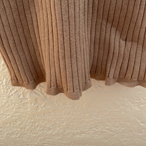 H&M tan knit tank dress with back slit NWOT, - Picture 11 of 11